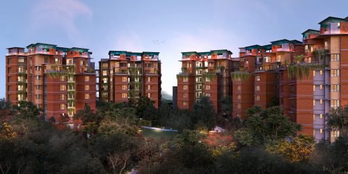 town houses in the lap of nature copy